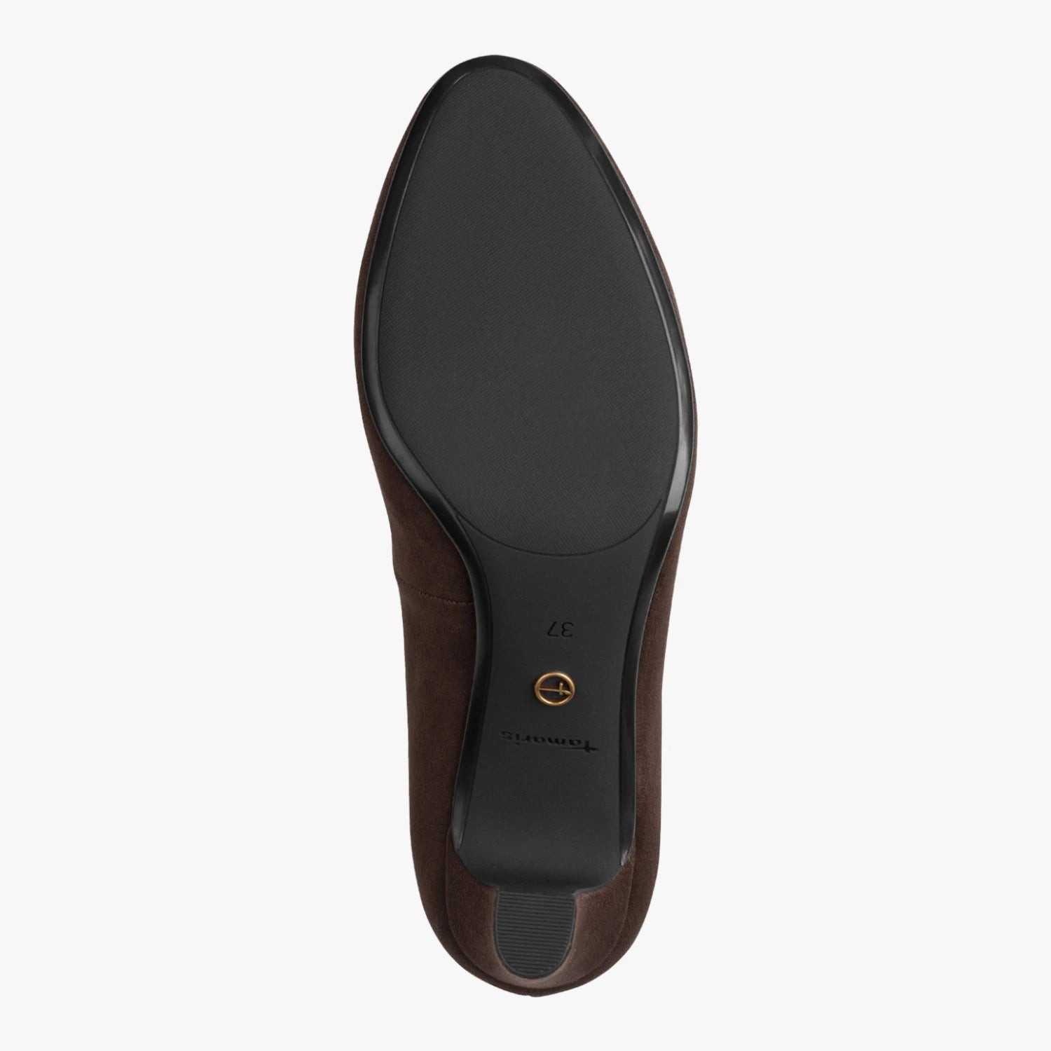 Tamaris Essentials Black Suede-Look Court Shoes