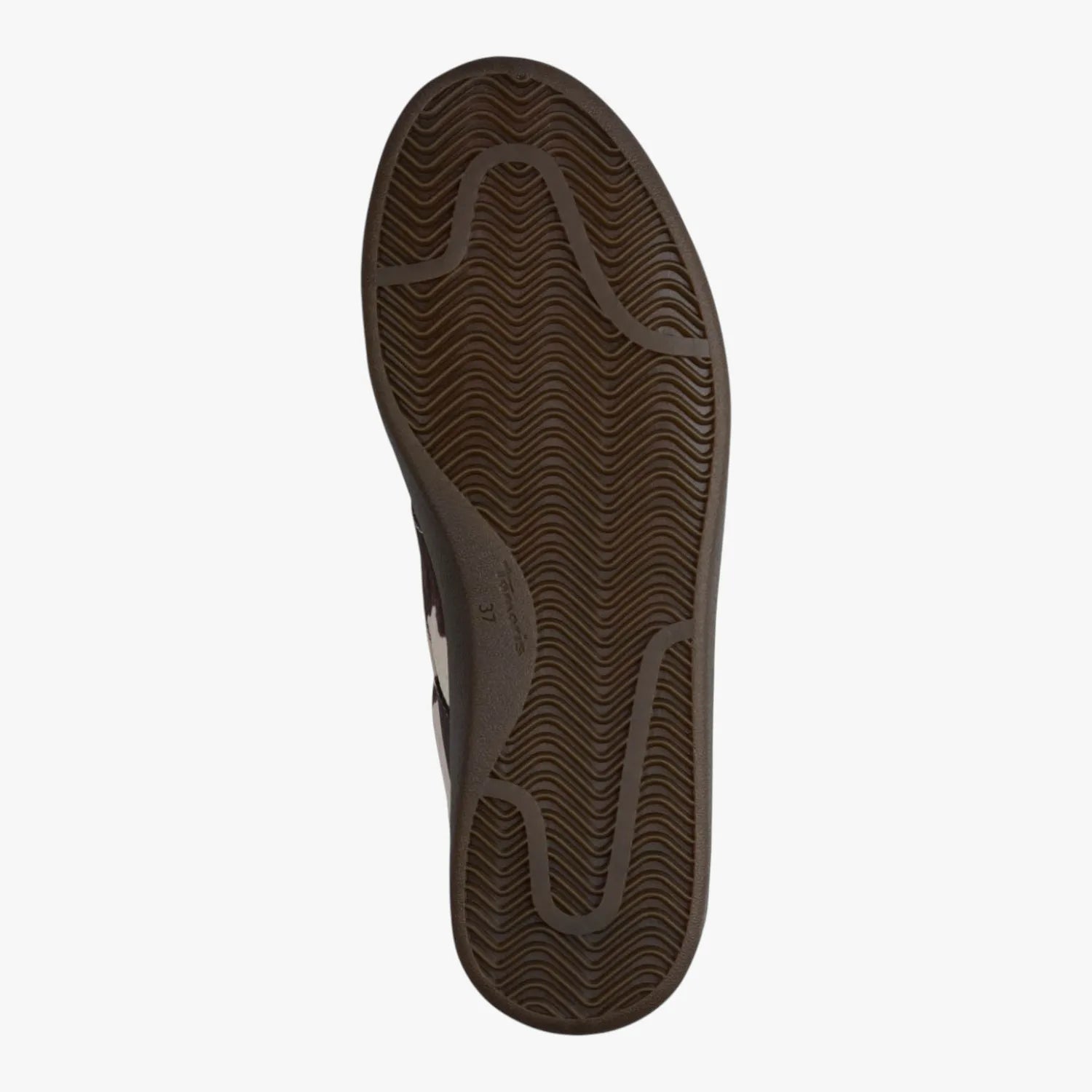 Tamaris Cow Print Lace Up Trainer