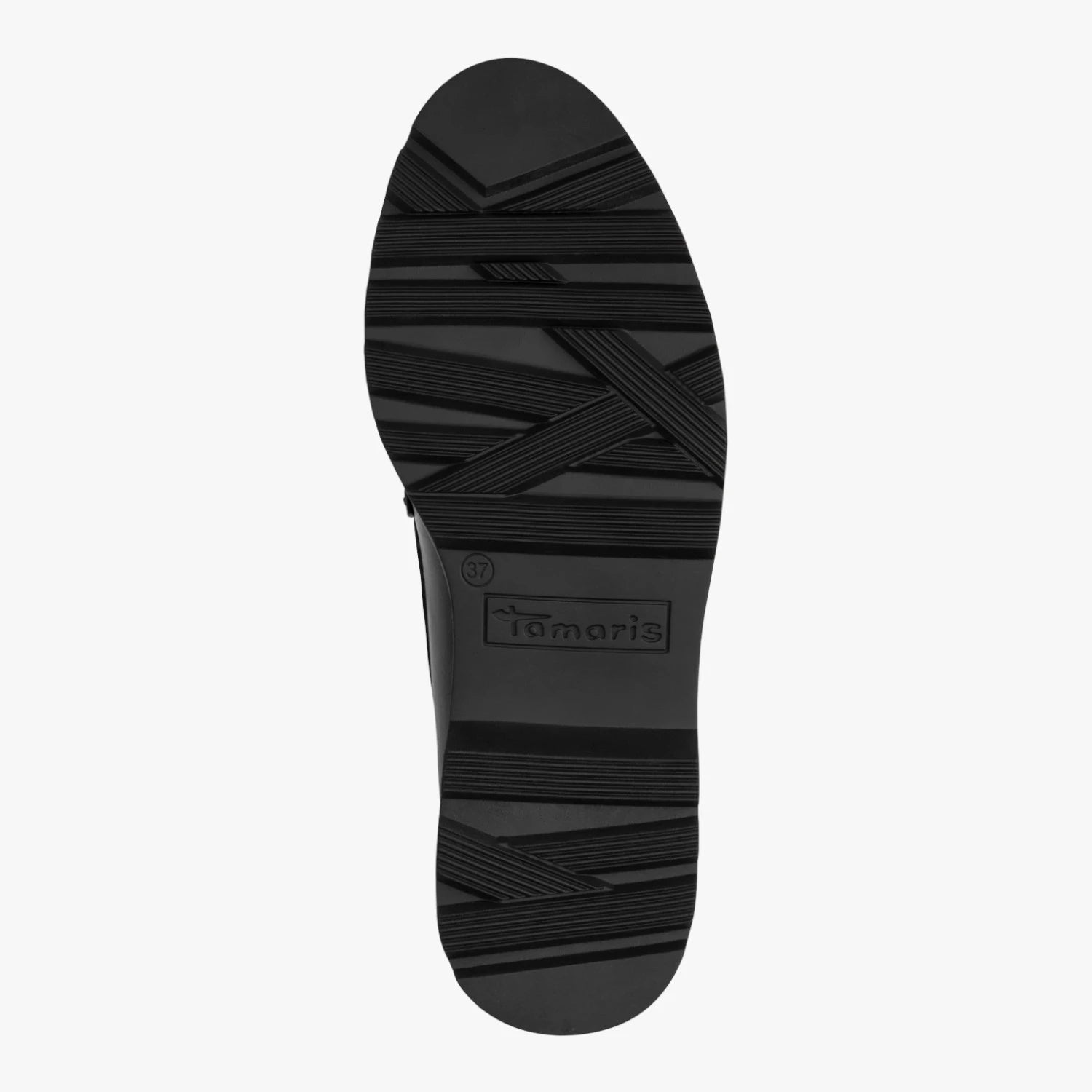 Tamaris Essentials Black Leopard Chunky Loafer