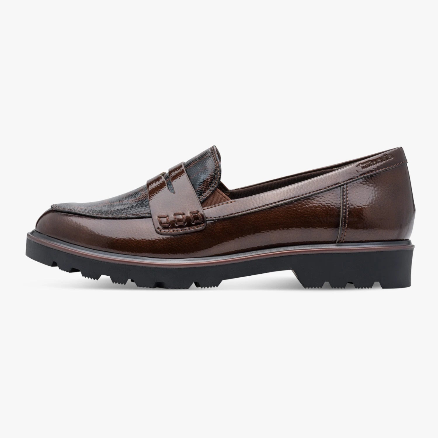 Tamaris Essentials Brown Chunky Penny Loafer
