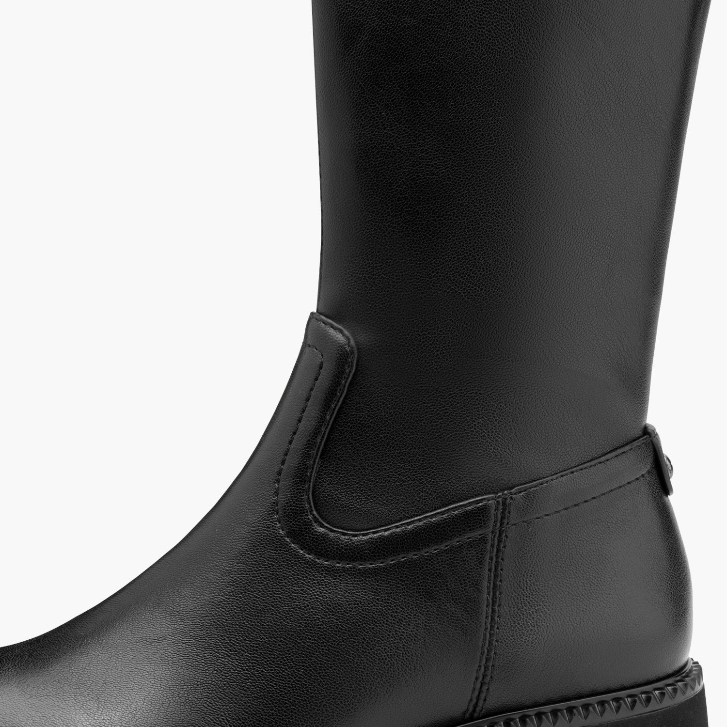 Tamaris Black Knee-High Boots with TOUCH-IT Comfort - Leavys Shoes