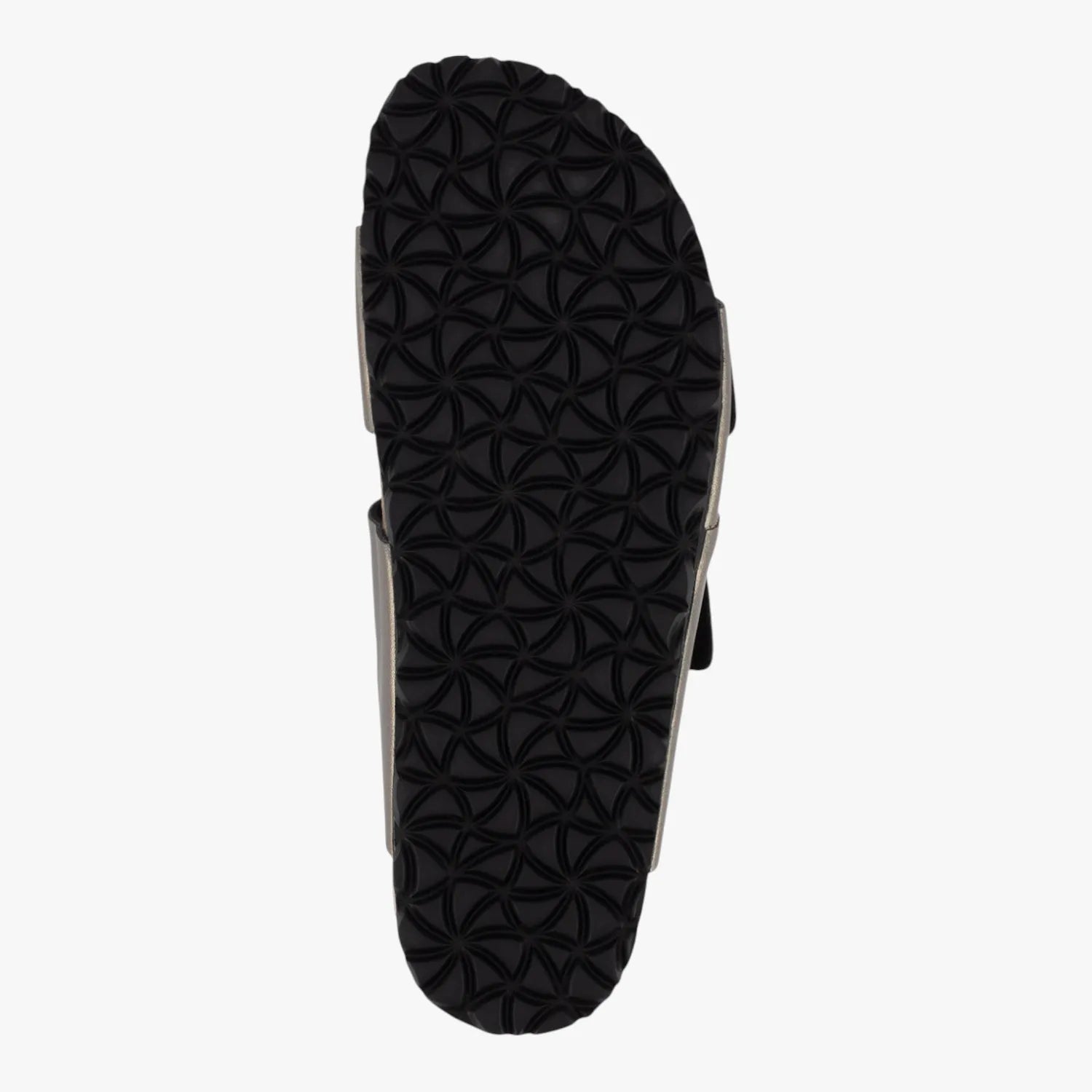 Tamaris Essentials Anthracite Double Buckle Slide