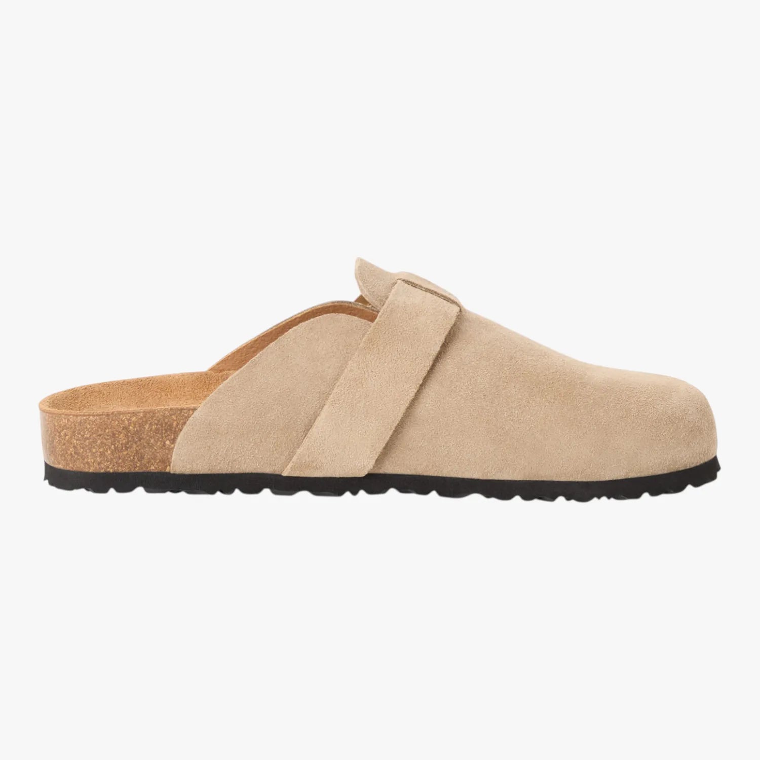 Tamaris Taupe Leather Mule Clog 1-27600-44-341