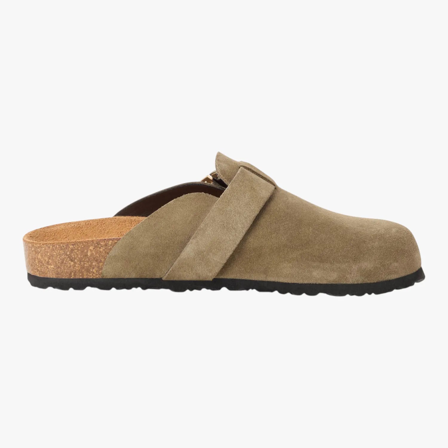 Tamaris Olive Leather Mule Clog 1-27600-44-722