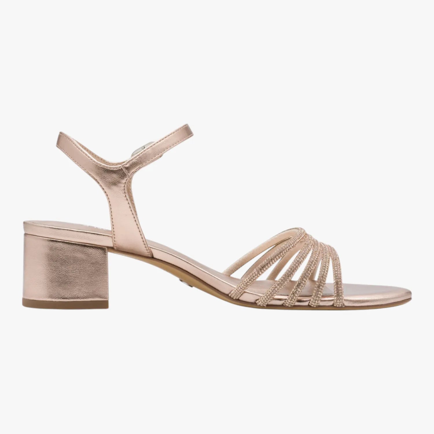Tamaris Rose Glam Block Heel Sandals