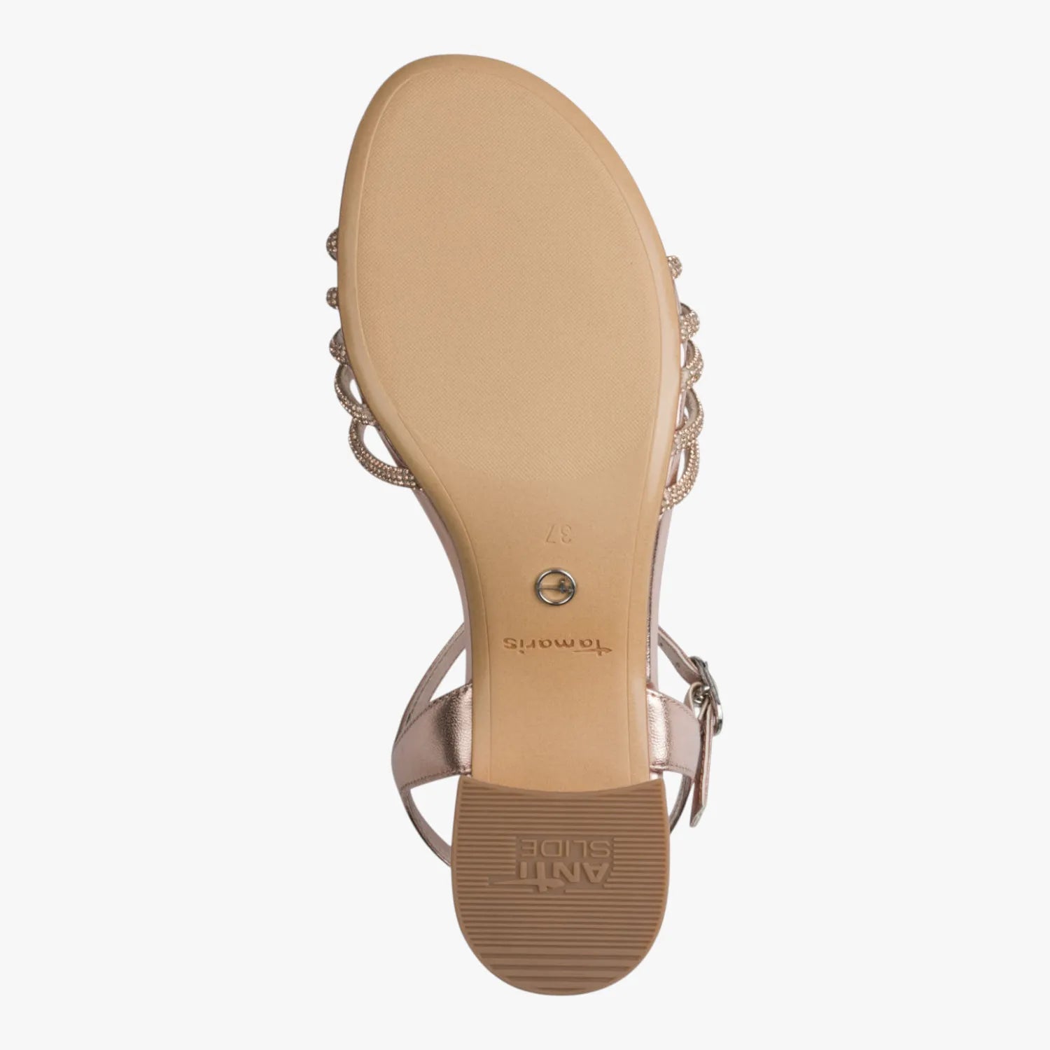 Tamaris Rose Glam Block Heel Sandals