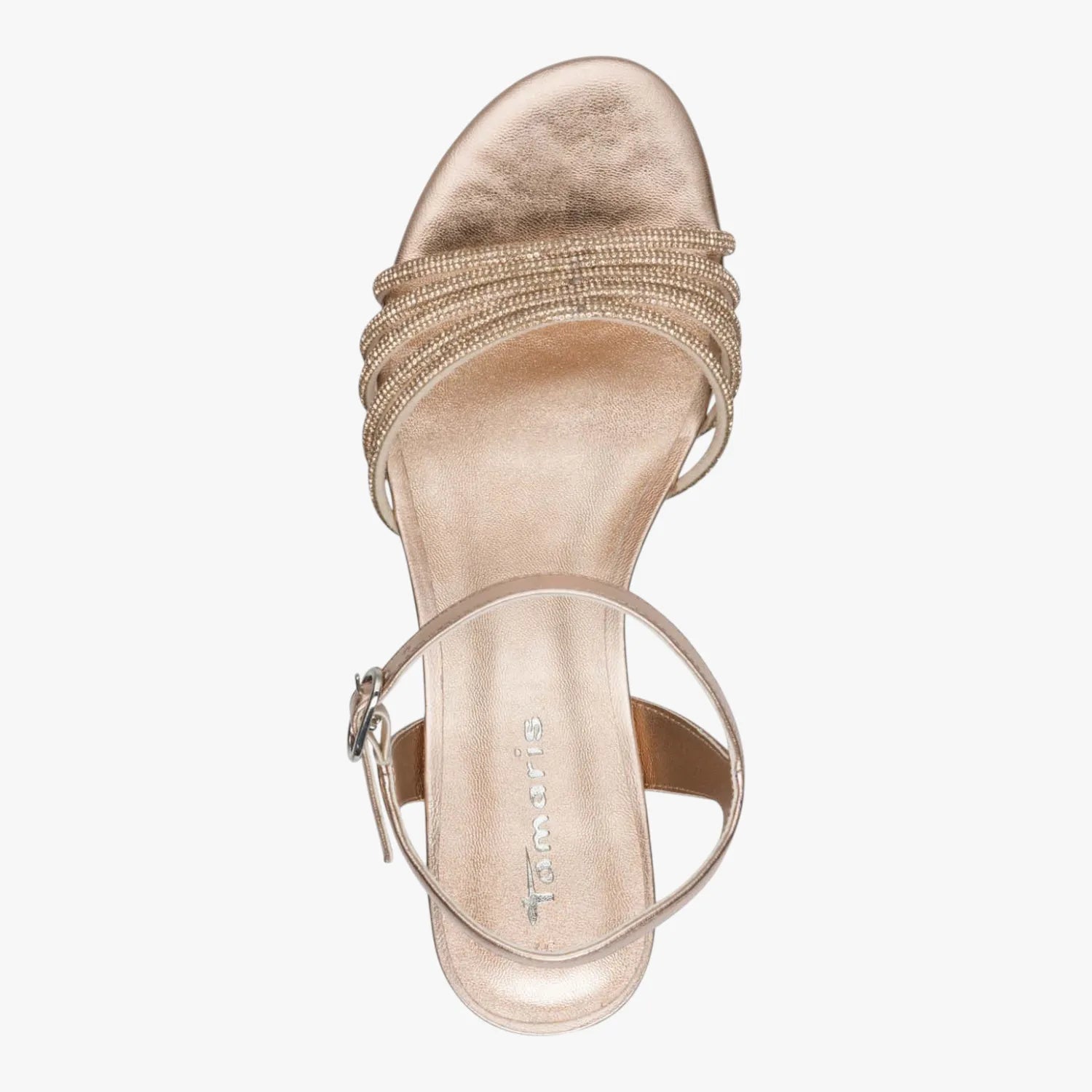 Tamaris Rose Glam Block Heel Sandals