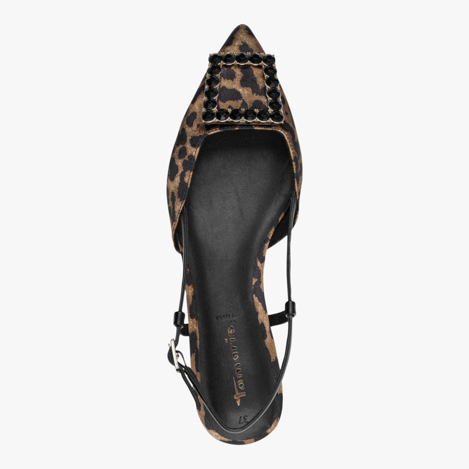 Tamaris Leopard Slingback Shoes 1-29403-42-360