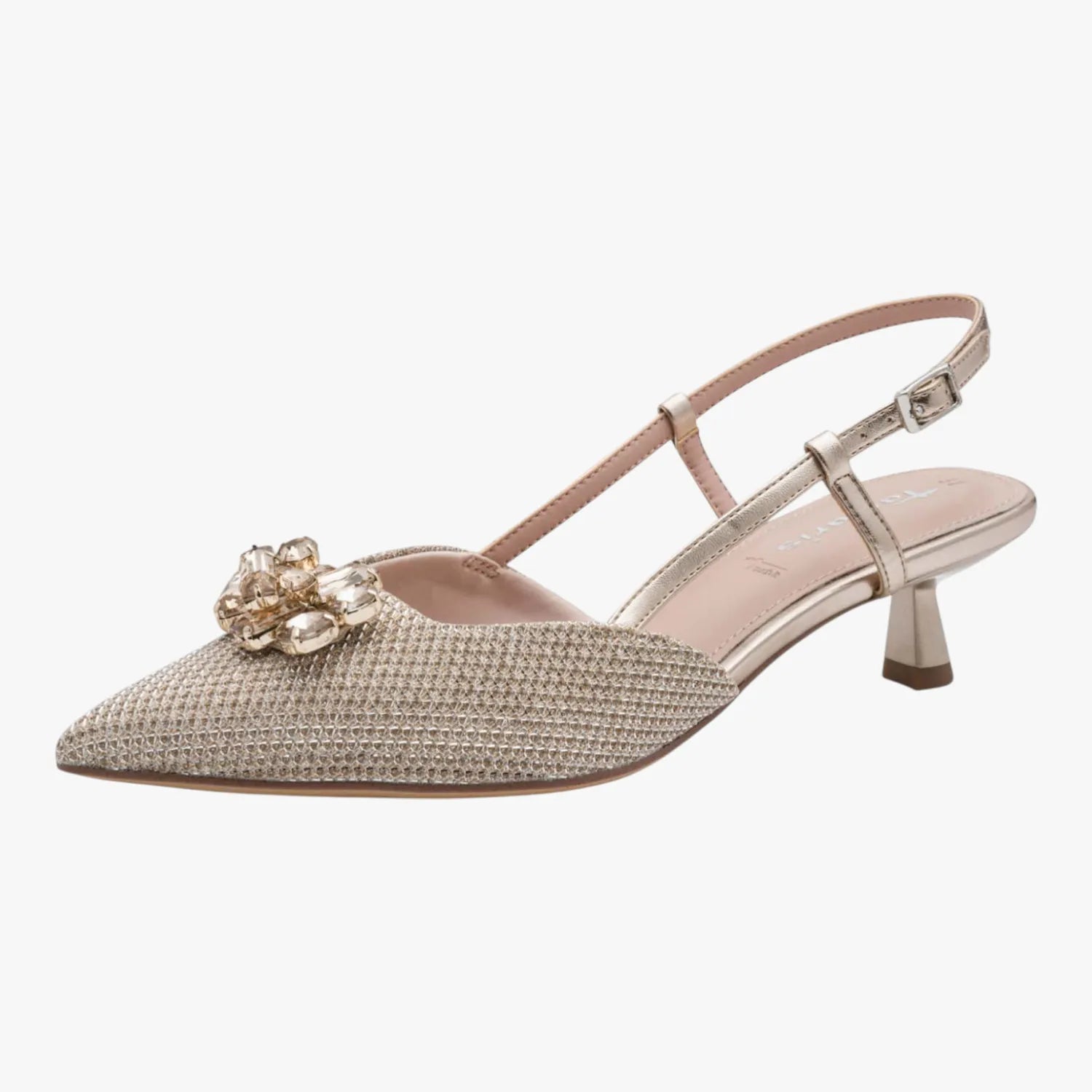 Tamaris Pearl Glam Slingback Court Shoe