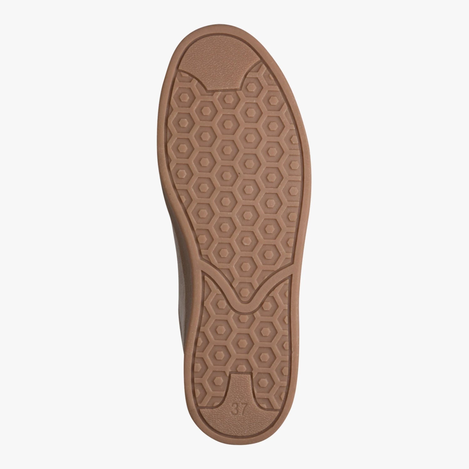 Marco Tozzi Tan Suede-Effect Platform Trainers