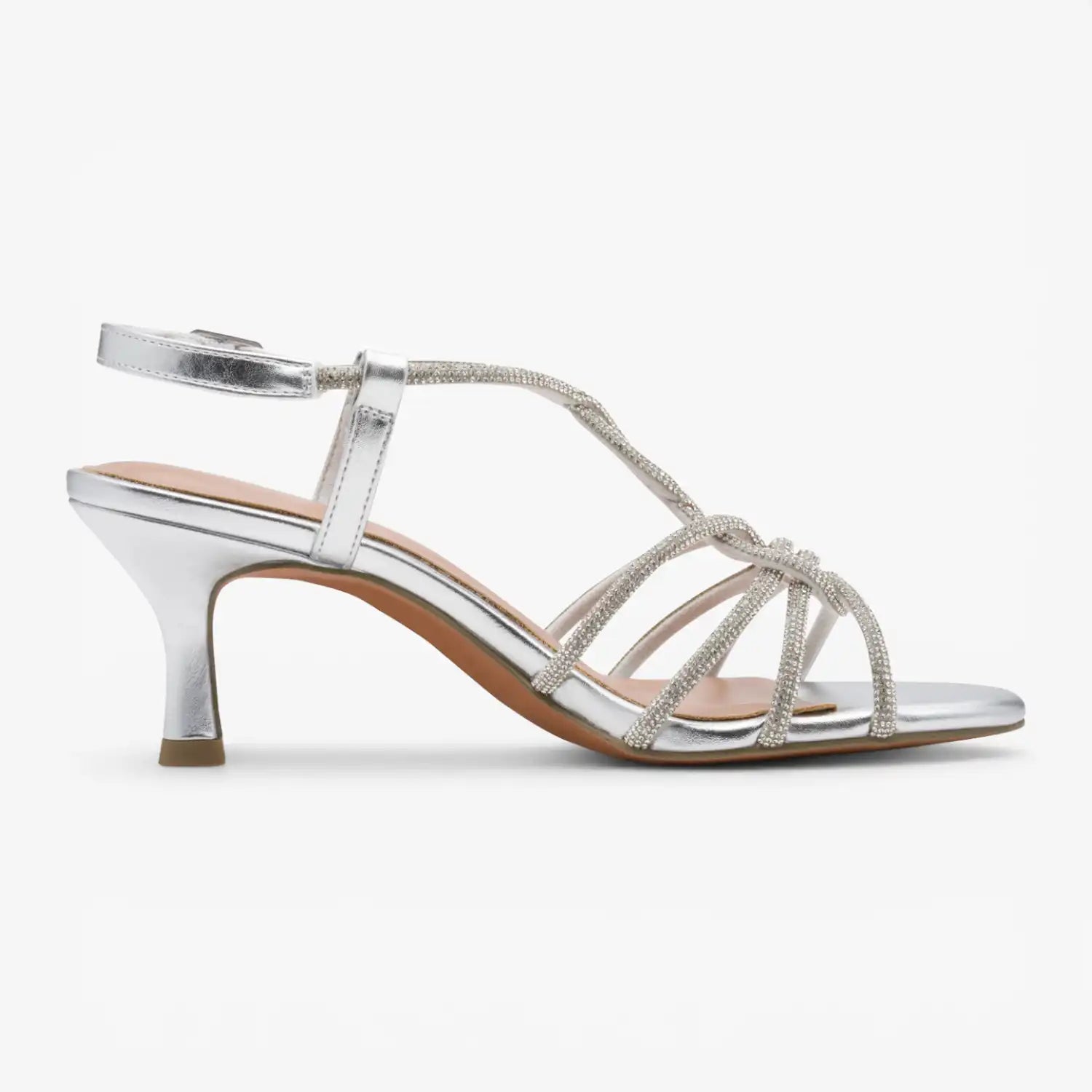 Marco Tozzi Silver Sandal (Metallic Finish) – 2-28313-46-941