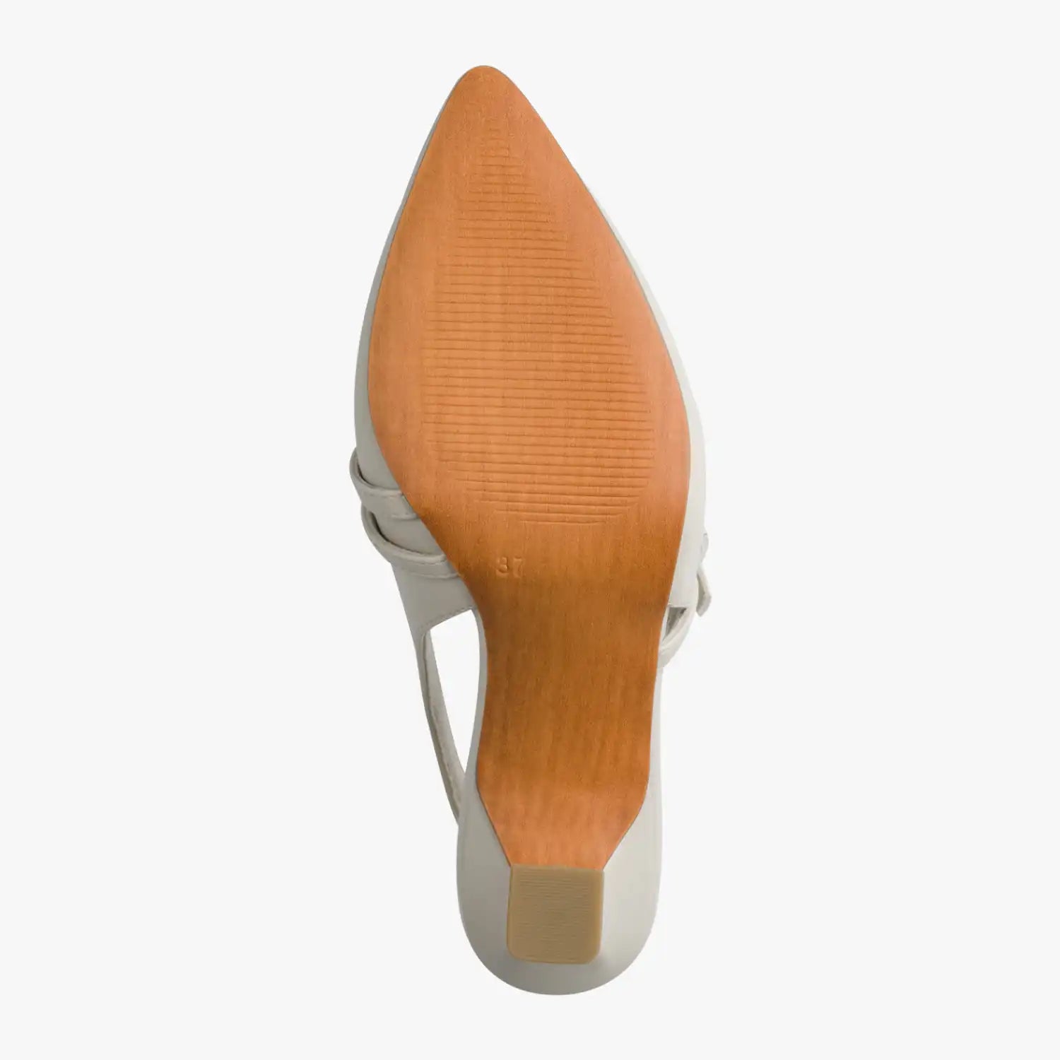 Marco Tozzi Cream Court Shoe (Slingback) – 2-29612-46-403