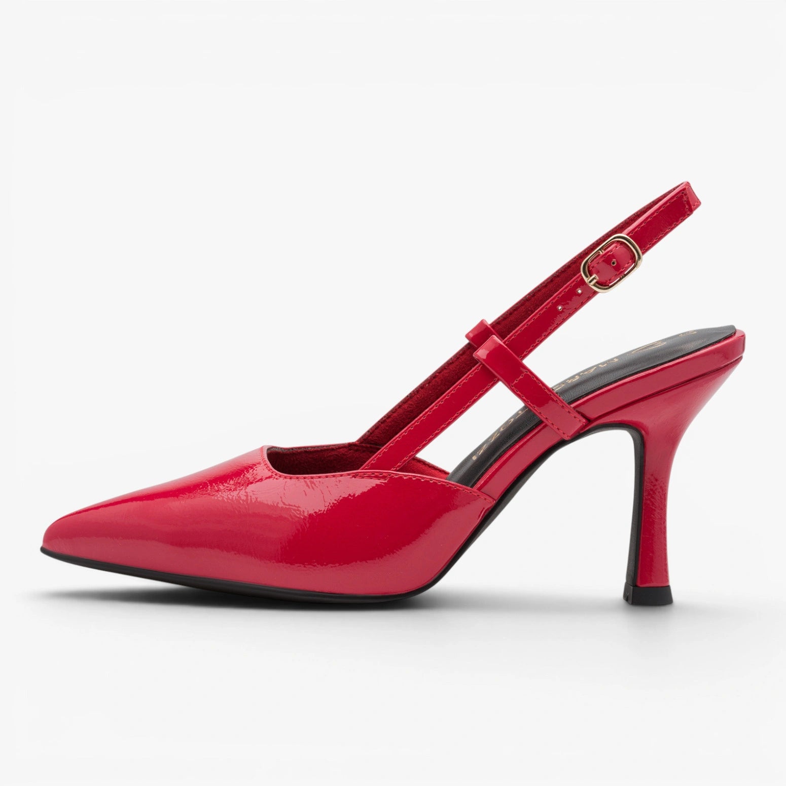 Marco Tozzi Red Patent Slingback (Cone Heel) – 2-29621-46 520