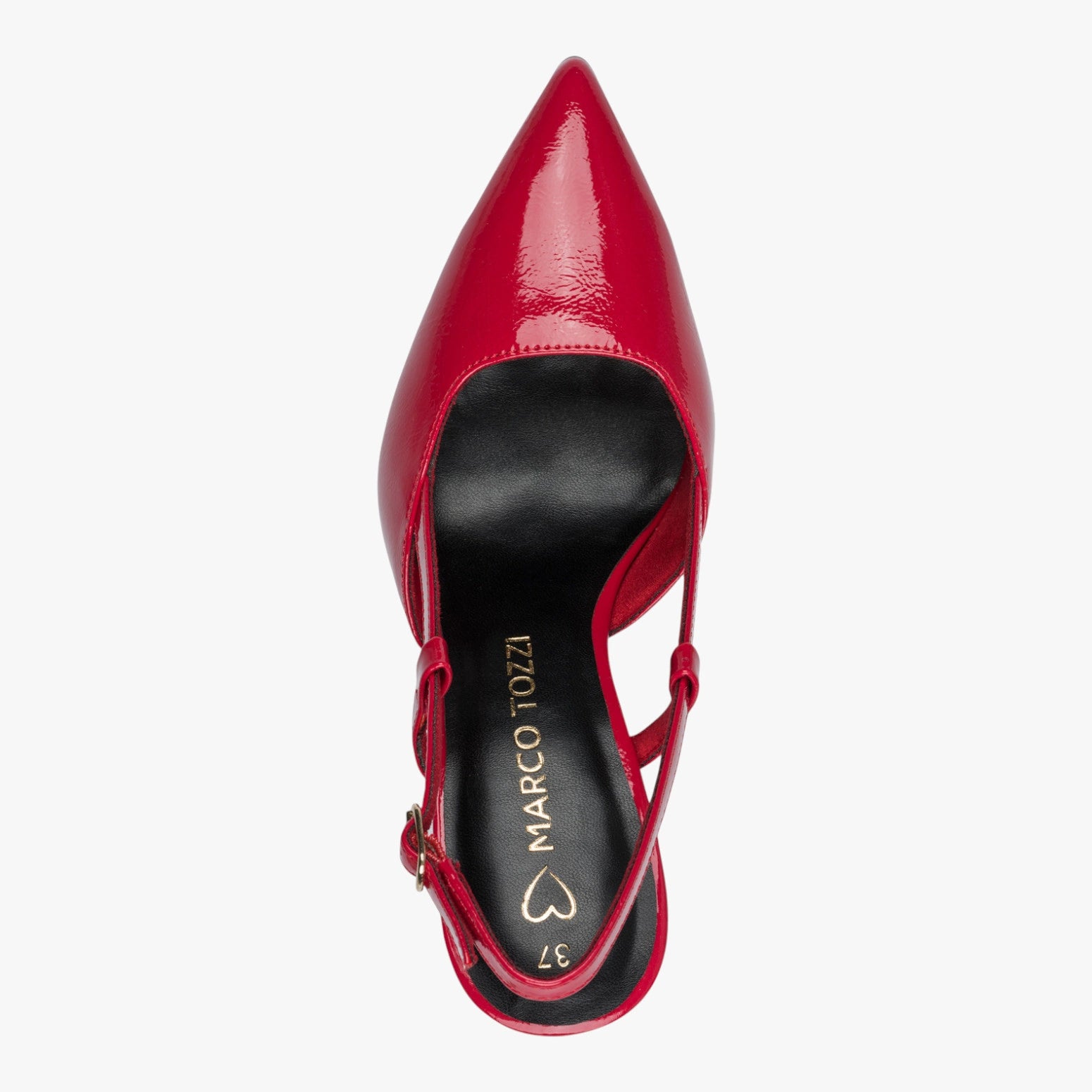 Marco Tozzi Red Patent Slingback (Cone Heel) – 2-29621-46 520