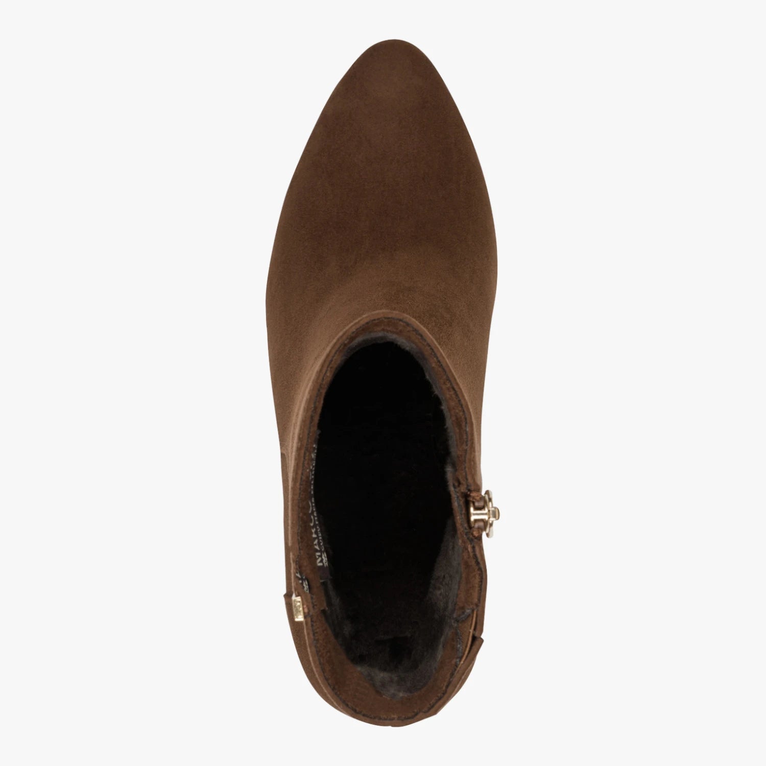 Marco Tozzi by GMK Chocolate Brown Heeled Ankle Boots