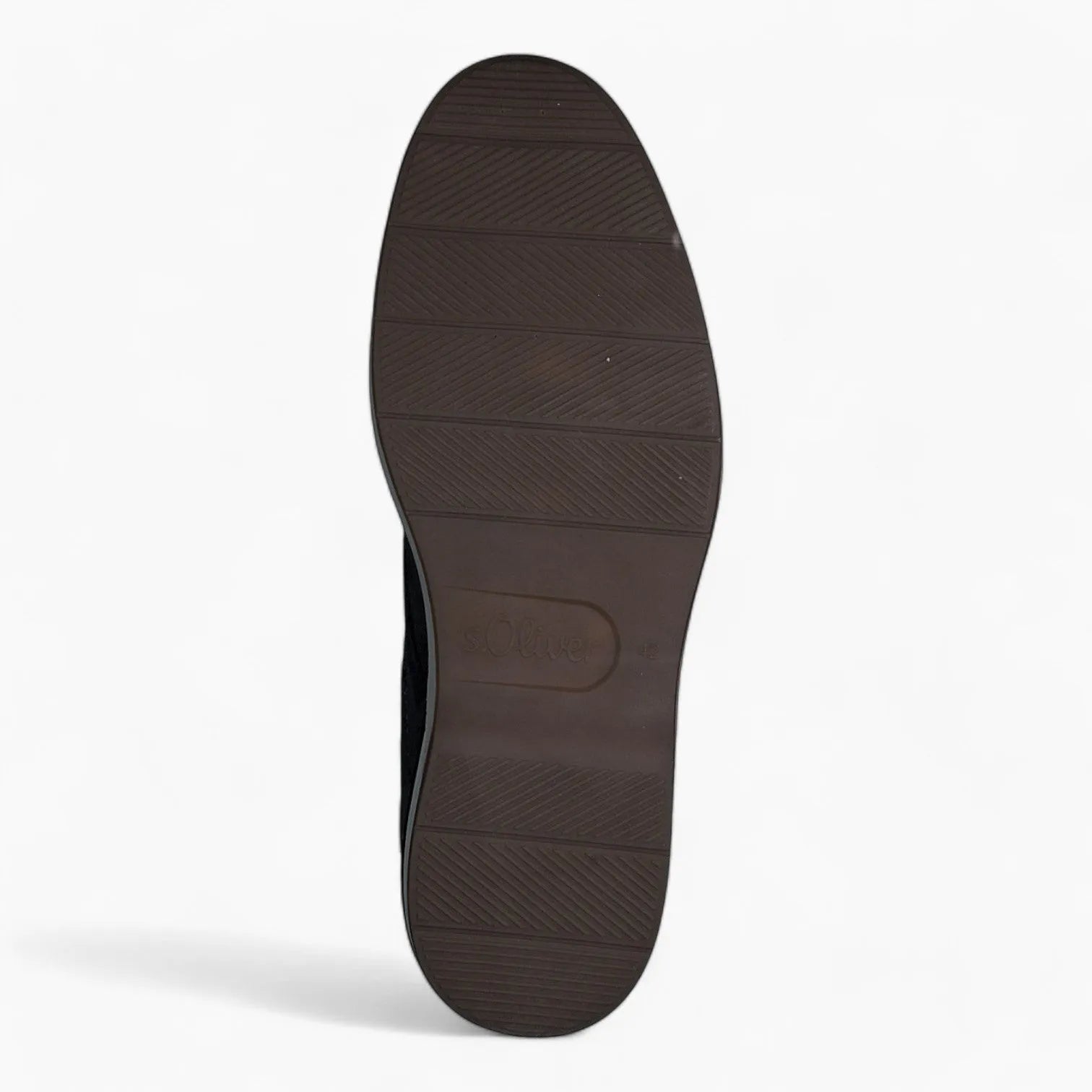 S.Oliver Men's Navy Nubuck Lace-Up Shoes with Soft Foam Insole - Leavys Shoes