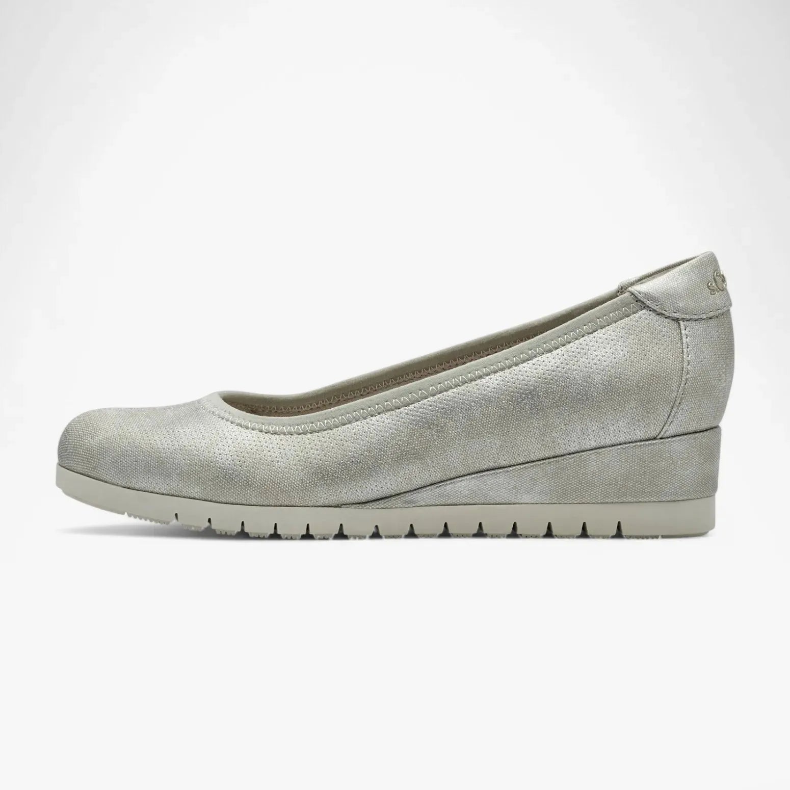 S.Oliver Beige Wedge Ballerina Pump – Chic Comfort for Every Occasion - Leavys Shoes