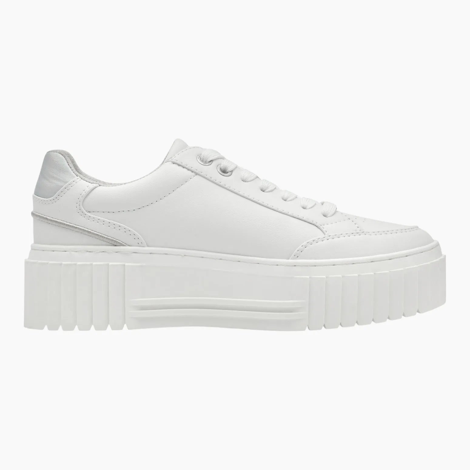 S. Oliver White Platform Runner – Trendy & Comfortable - Leavys Shoes