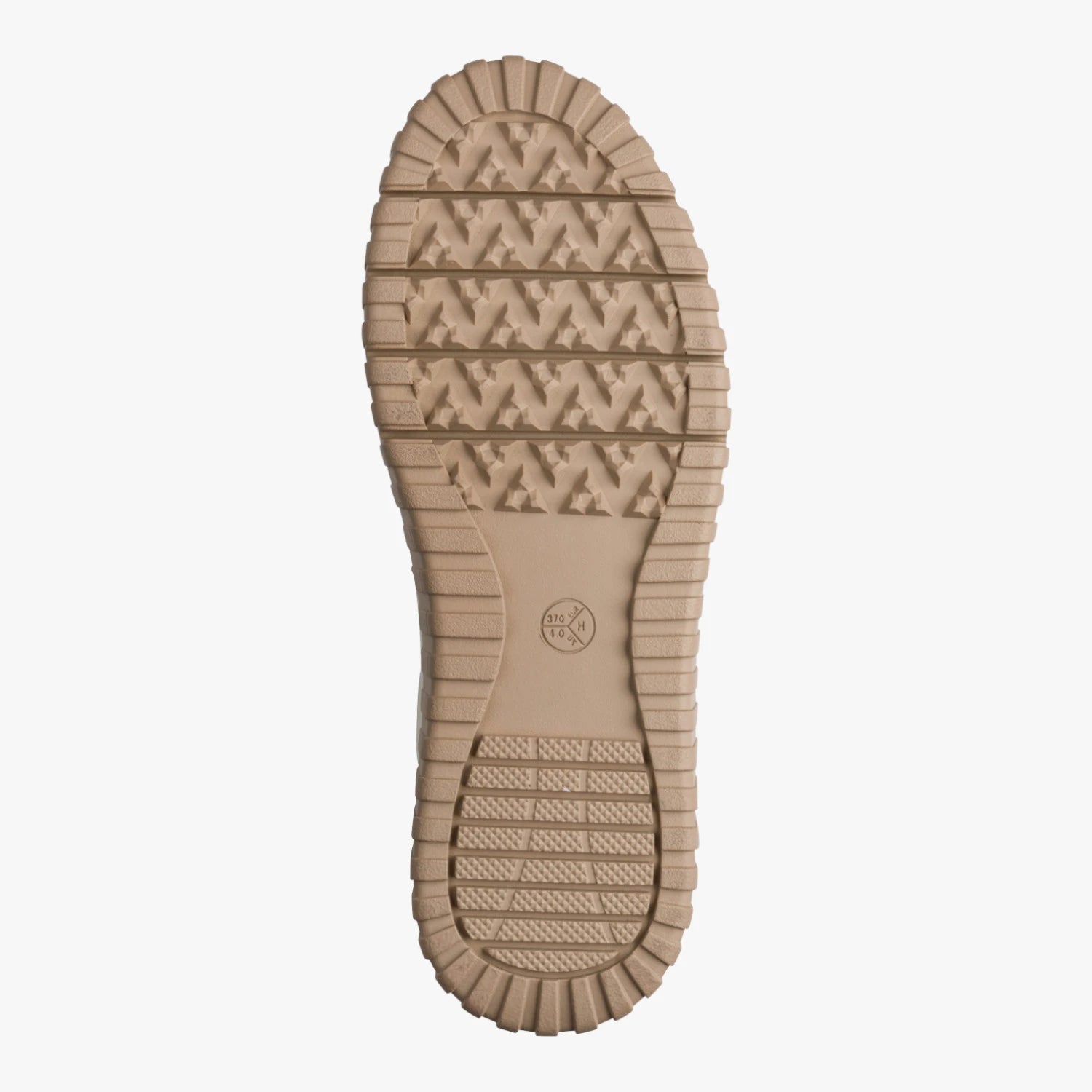 Jana Softline Beige Mocha Wide Fit Platform Trainers