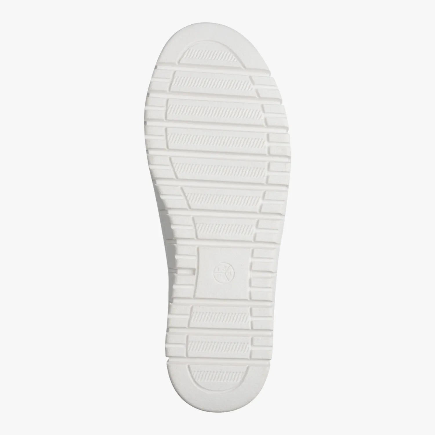 Jana Softline Leather White Lace-Up Trainer (Wide Fit H)