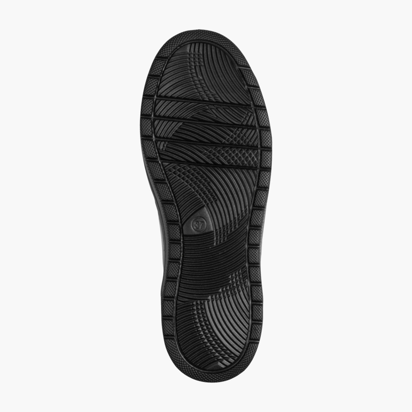Jana Black Patent Step-In Sneaker with Bungee Laces - Leavys Shoes