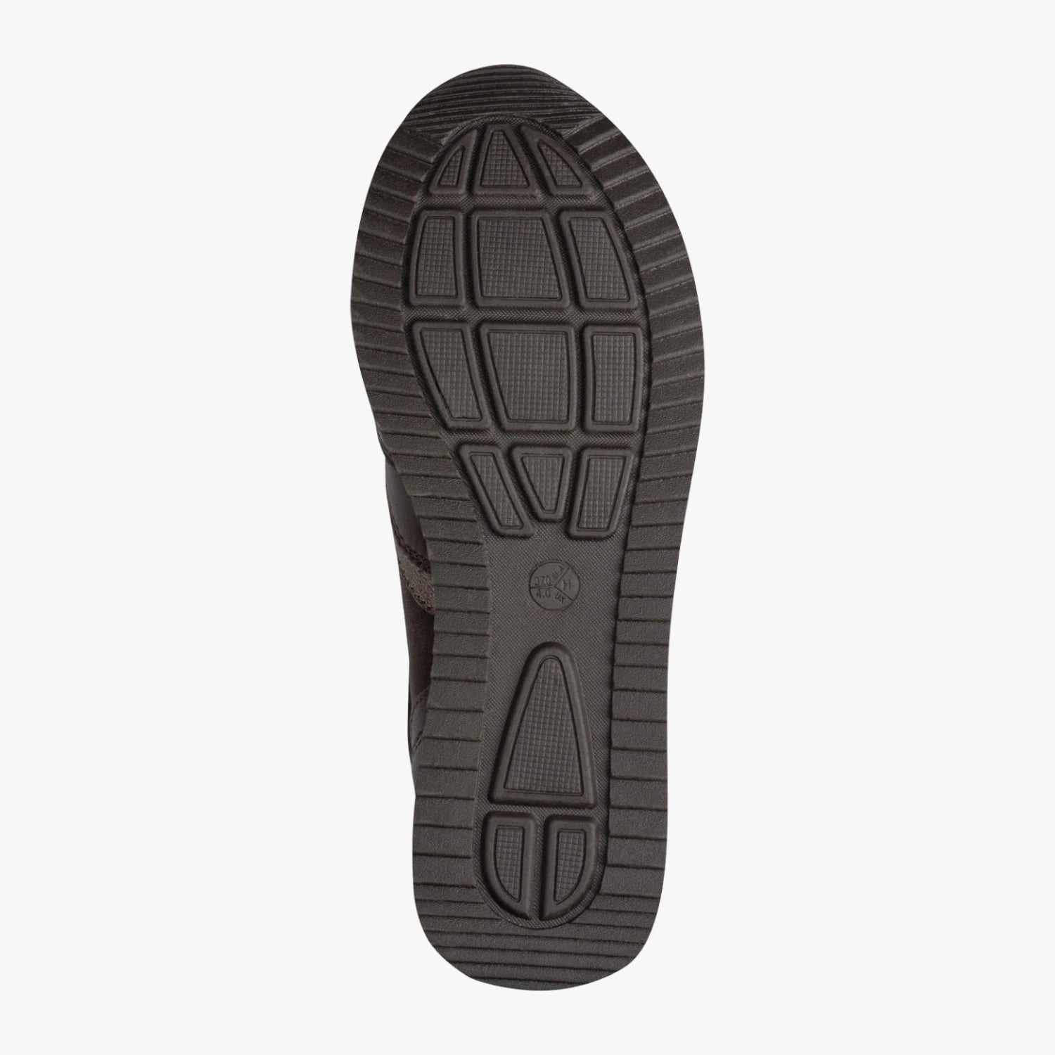 Jana Softline Mocca Wide Fit Trainer with Working Zip
