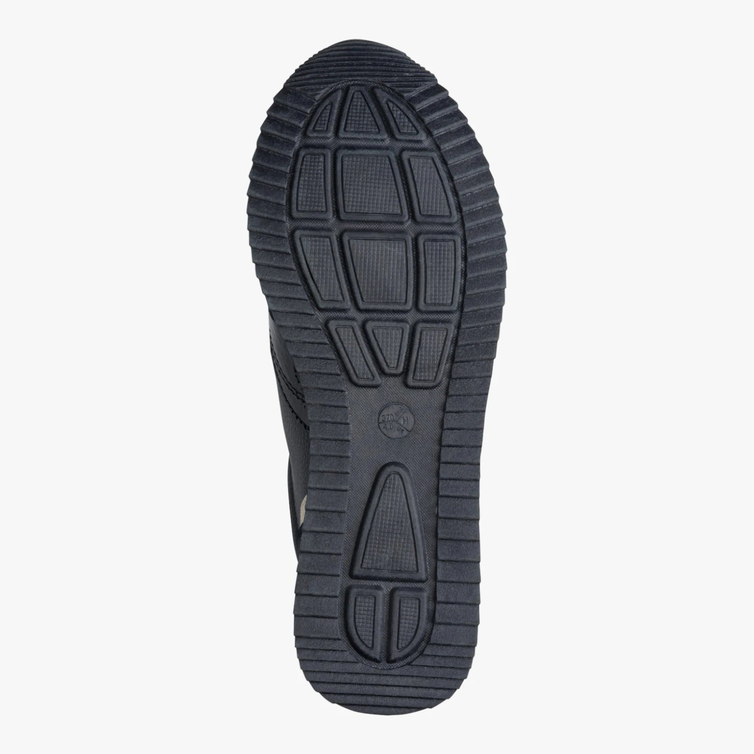 Jana Softline Navy Wide Fit Zip Trainers