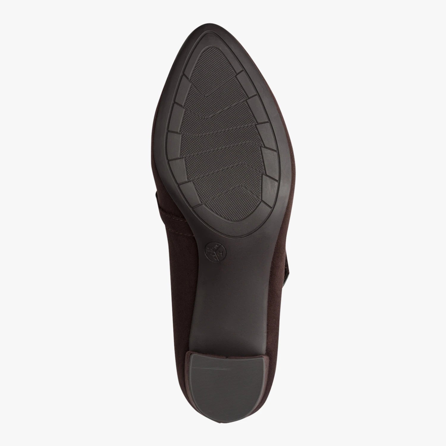 Jana Softline Mocha Brown Wide Fit Mary Jane Heels