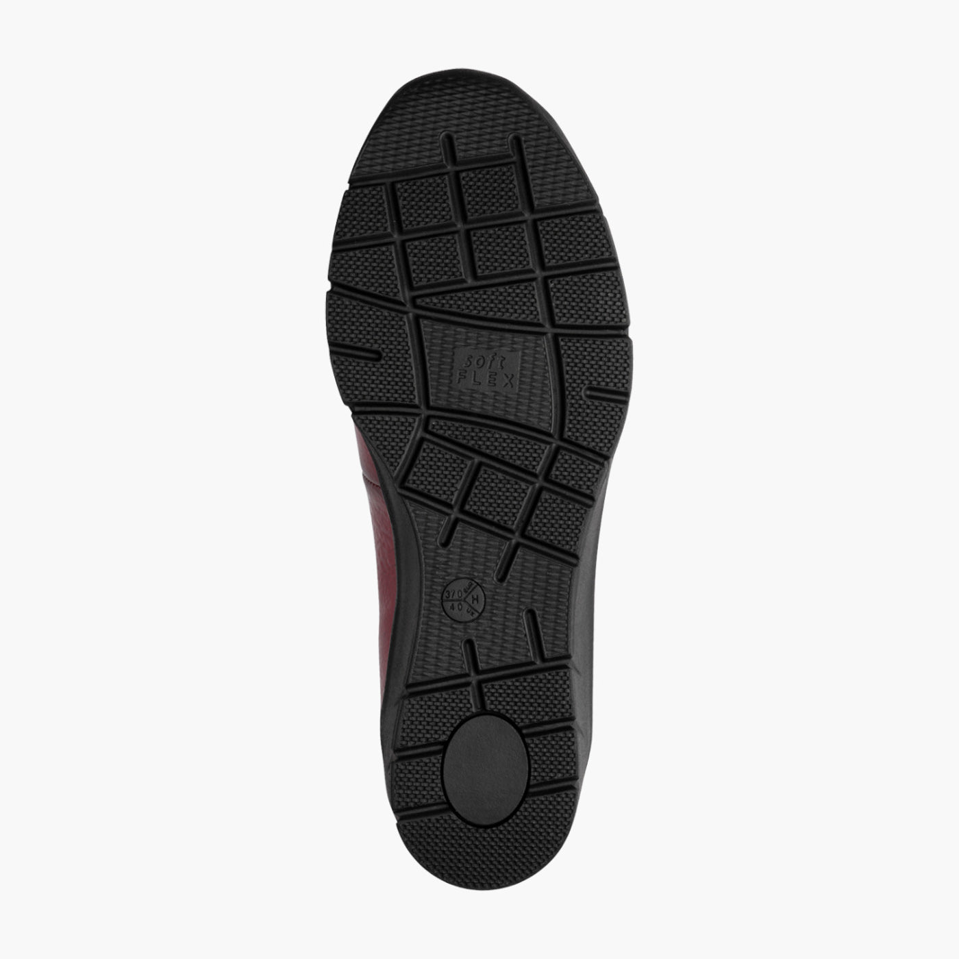 Jana Vegan Red Crinkle Patent Slip-On Loafers - Leavys Shoes
