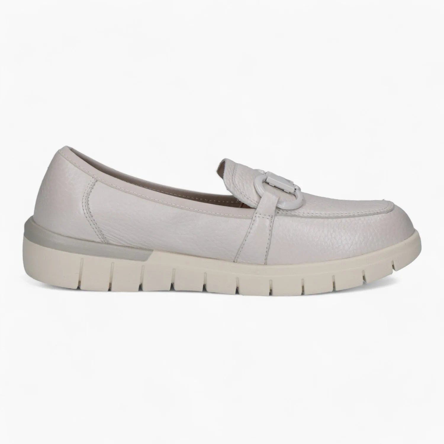 Caprice Light Pink Loafer – Soft & Sporty with Beige Sole - Leavys Shoes