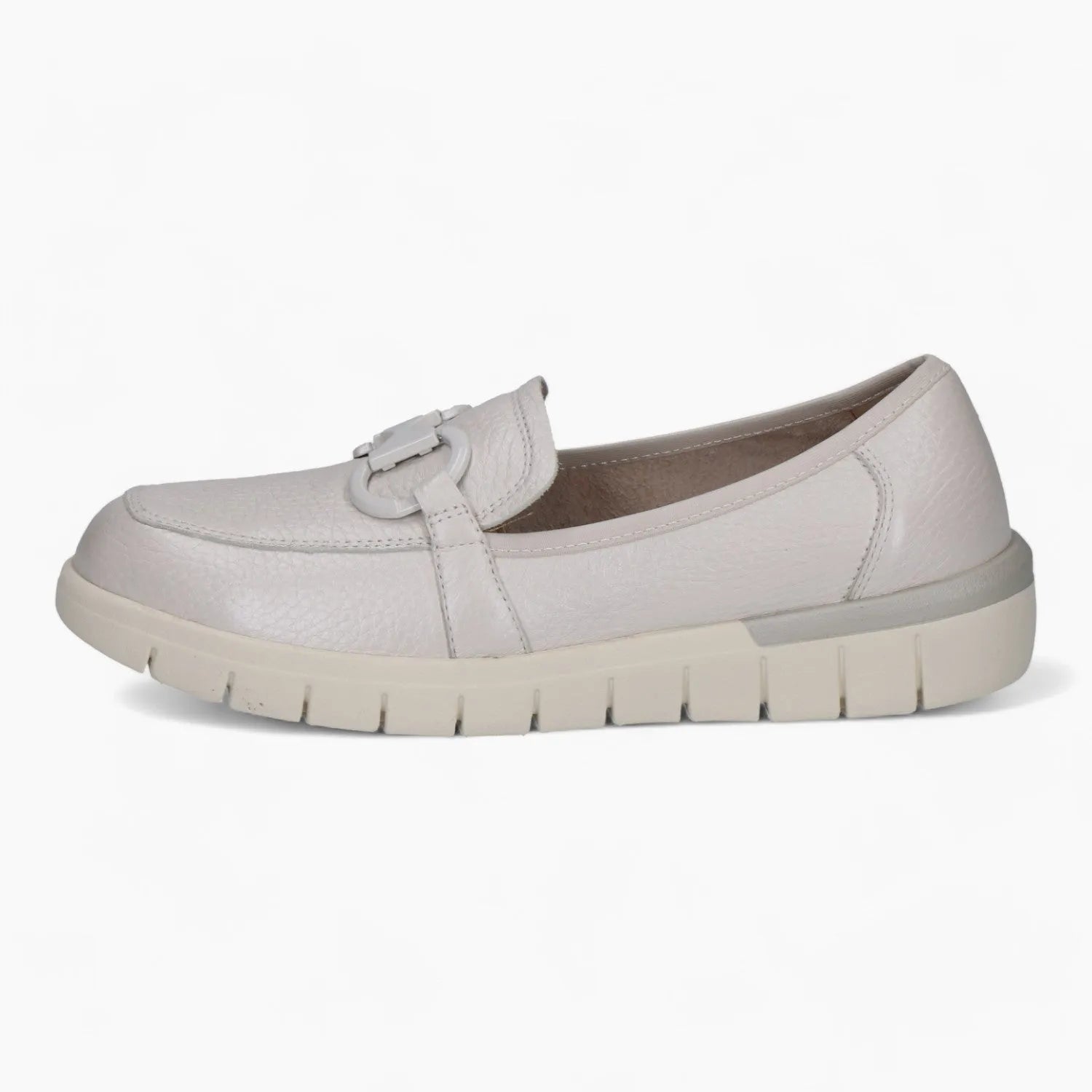 Caprice Light Pink Loafer – Soft & Sporty with Beige Sole - Leavys Shoes
