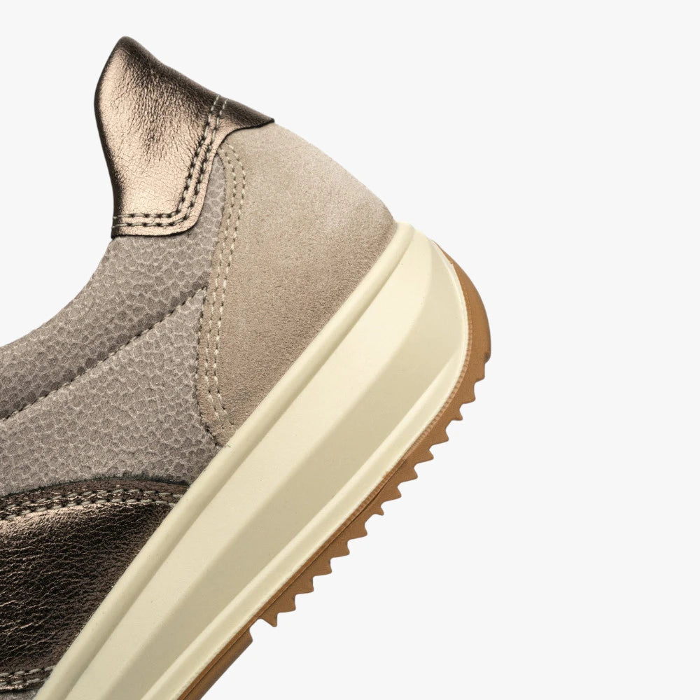 Ara Osaka Cashmere Wide Fit Trainer with Zip