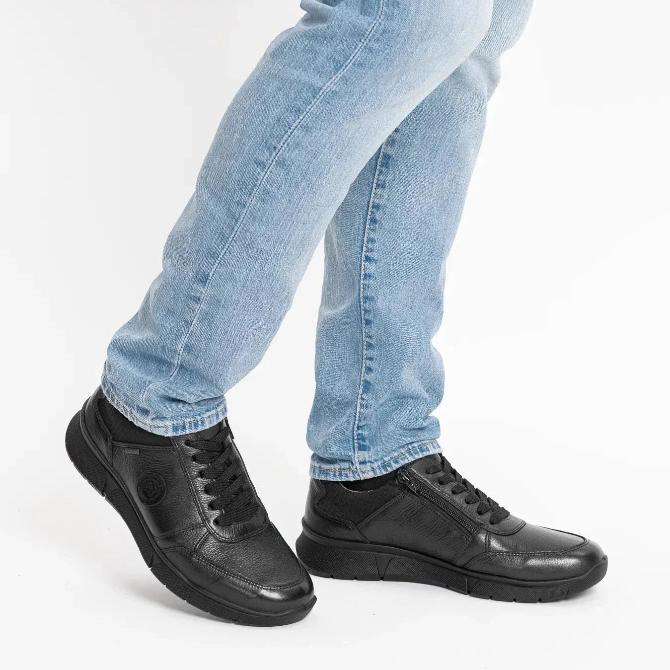 Ara Romano Gore-Tex Wide Fit Leather Lace-Up Black