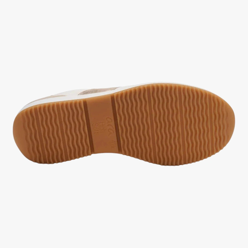 Ara White Cream Trainer (Wide Fit) Osaka