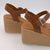 Side view showcasing the faux rope wedge design of Oh My Sandals 5459 ROBLE.