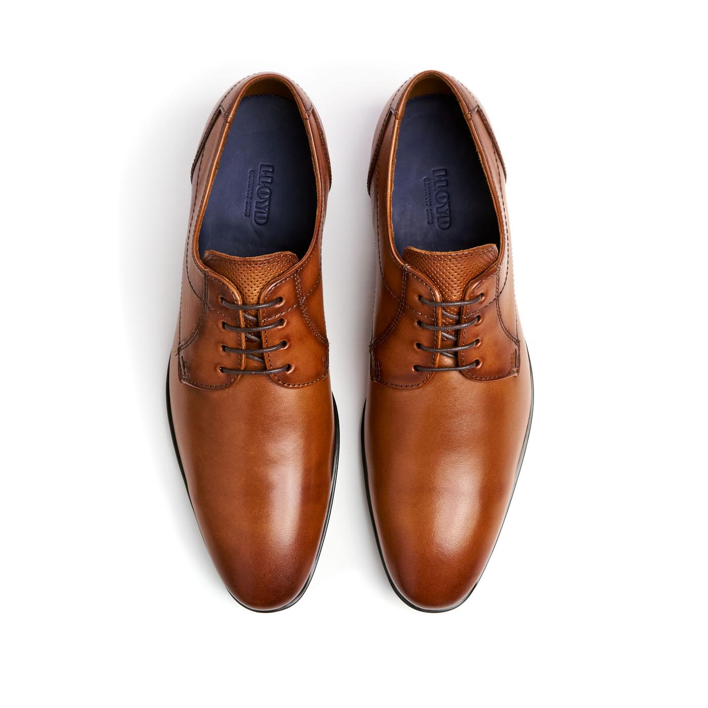 Main image of Men's Derby Shoes in Rich Cognac by Lloyd.