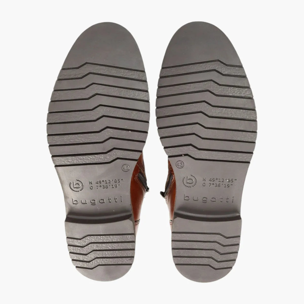 Bugatti Men's Cognac Leather Lace-Up Boots – Warm Lined & Premium Comfort - Leavys Shoes