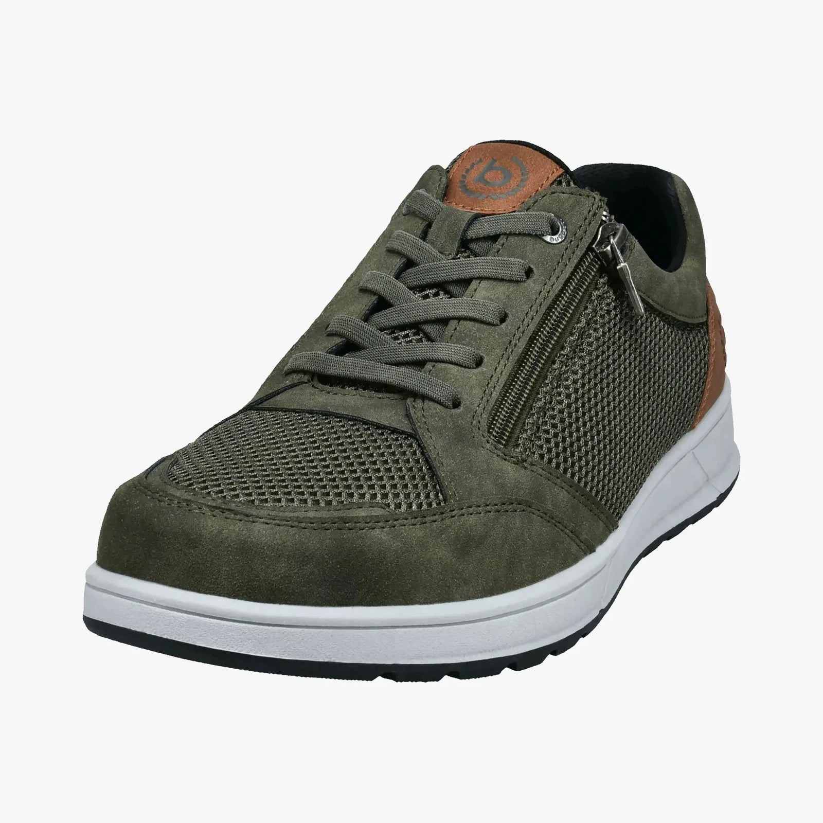 Bugatti Olive Green Trainer (Zip Fastening) - 331-AFB05-6900-7100