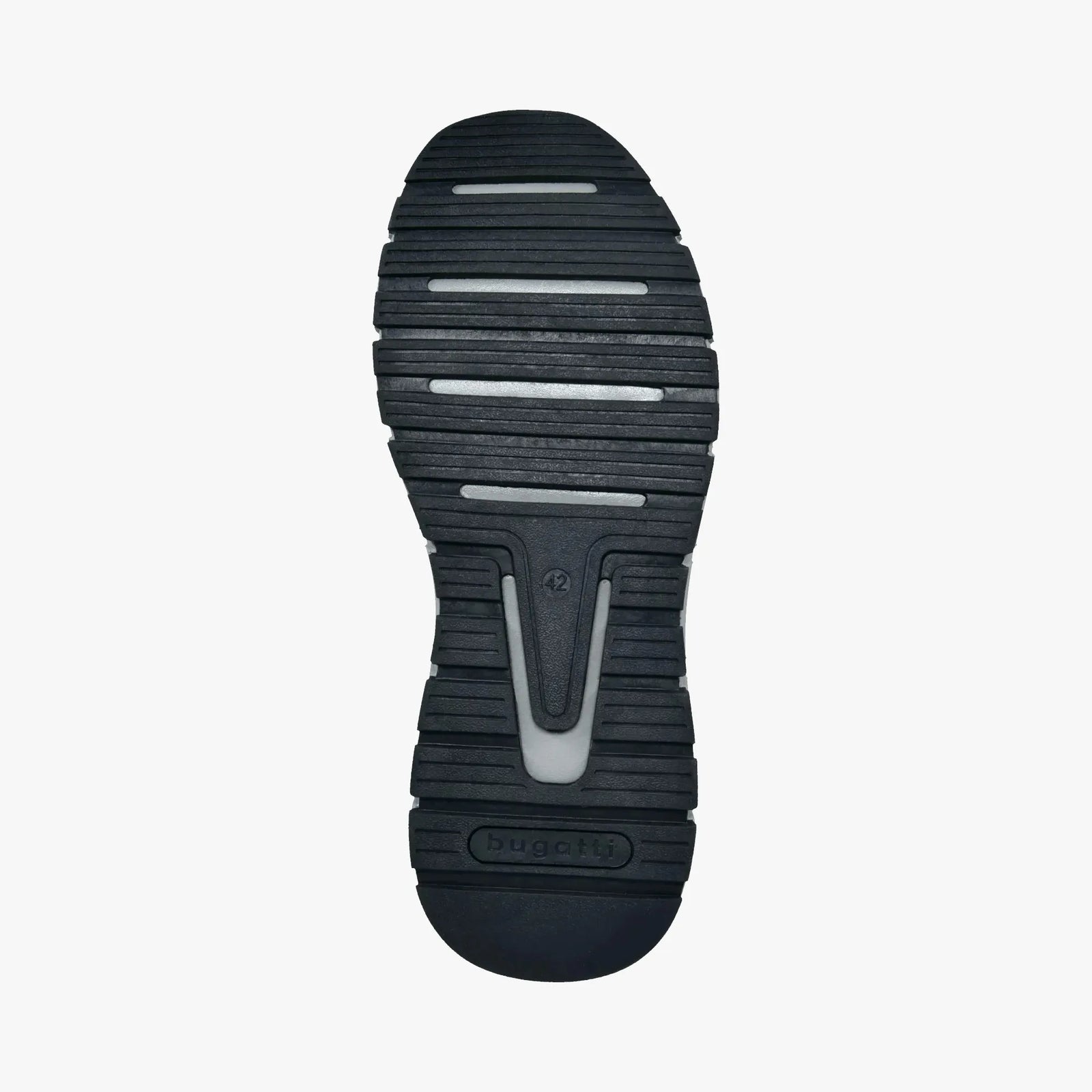 Bugatti Navy Wide-Fit Men’s Casual Trainer – Side Zip (331-AOS01) - Leavys Shoes