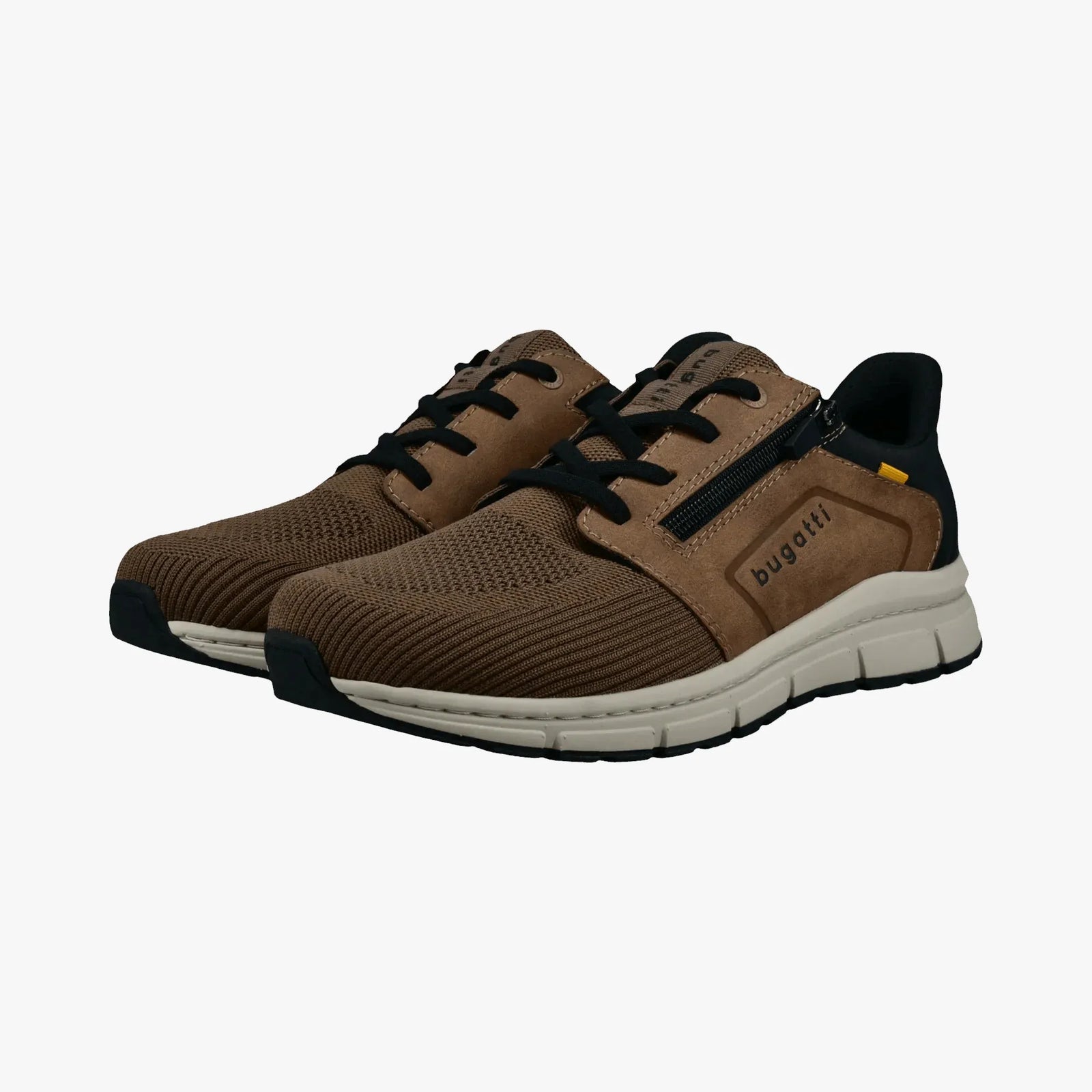 Bugatti Cognac Brown Trainer (Extra Wide Fit) – 332-AOS05-6950-6310