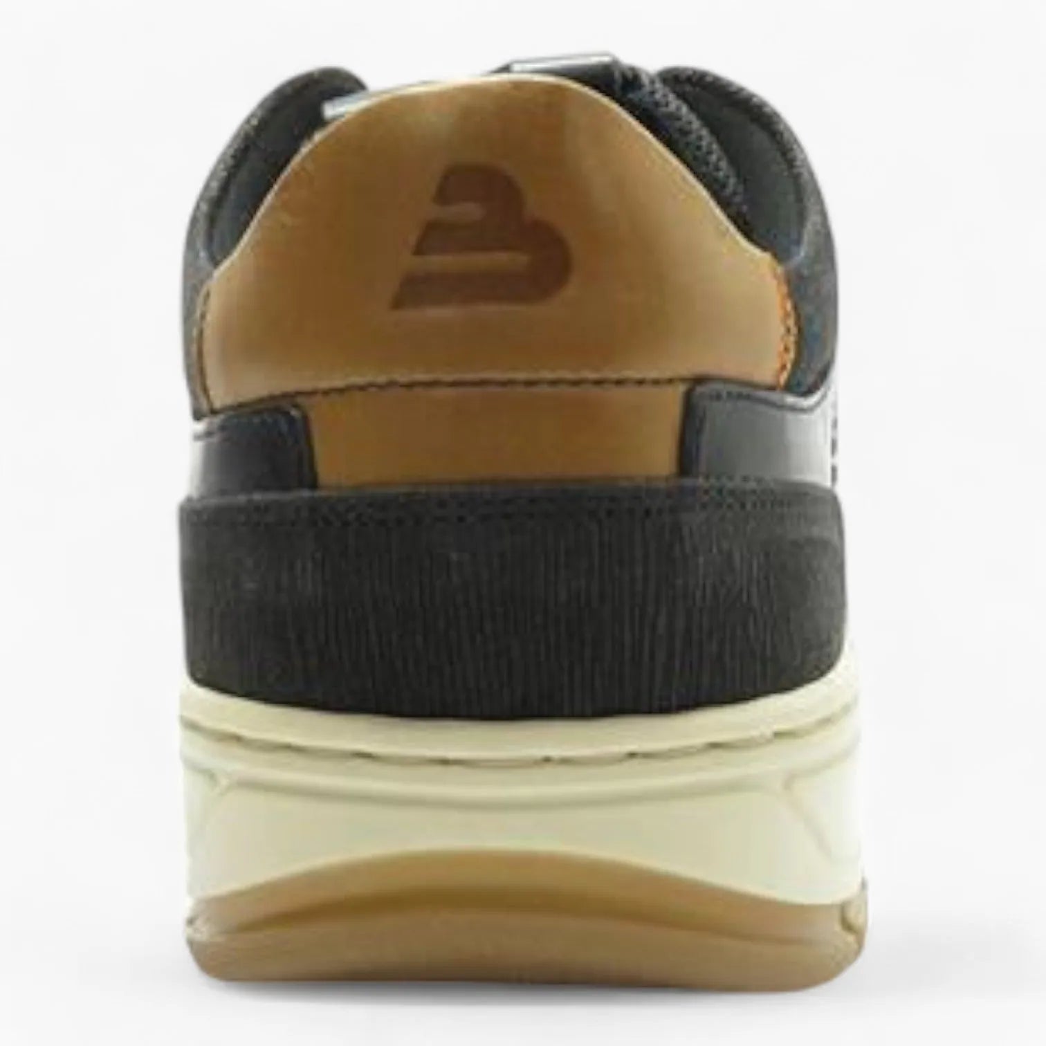 BullBoxer Men's Black Leather Casual Lace-Up Shoes - Leavys Shoes