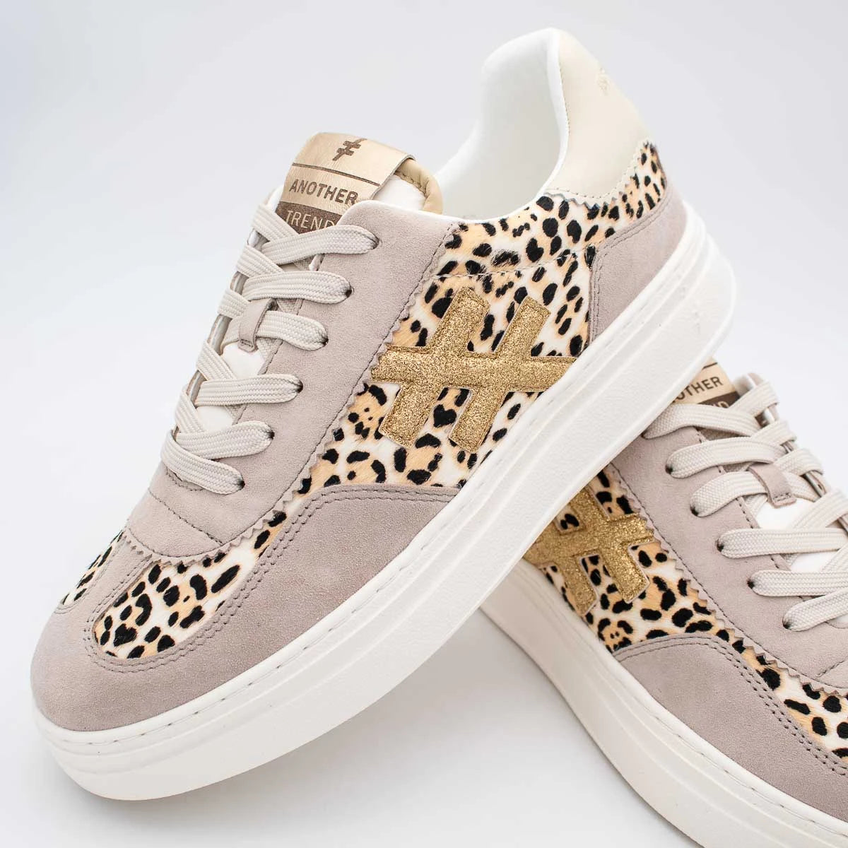 Another Trend Off White Leopard Trainer (Platform Sole) – A035C253