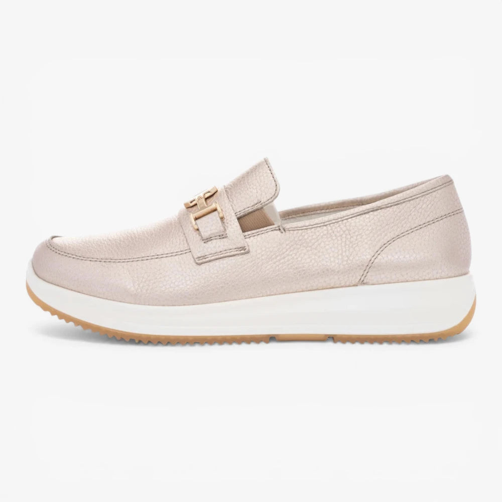 Ara Gold Loafer (Wide Fit) Osaka