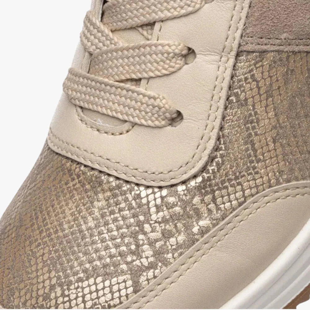 Ara Beige Trainer (Wide Fit) Osaka
