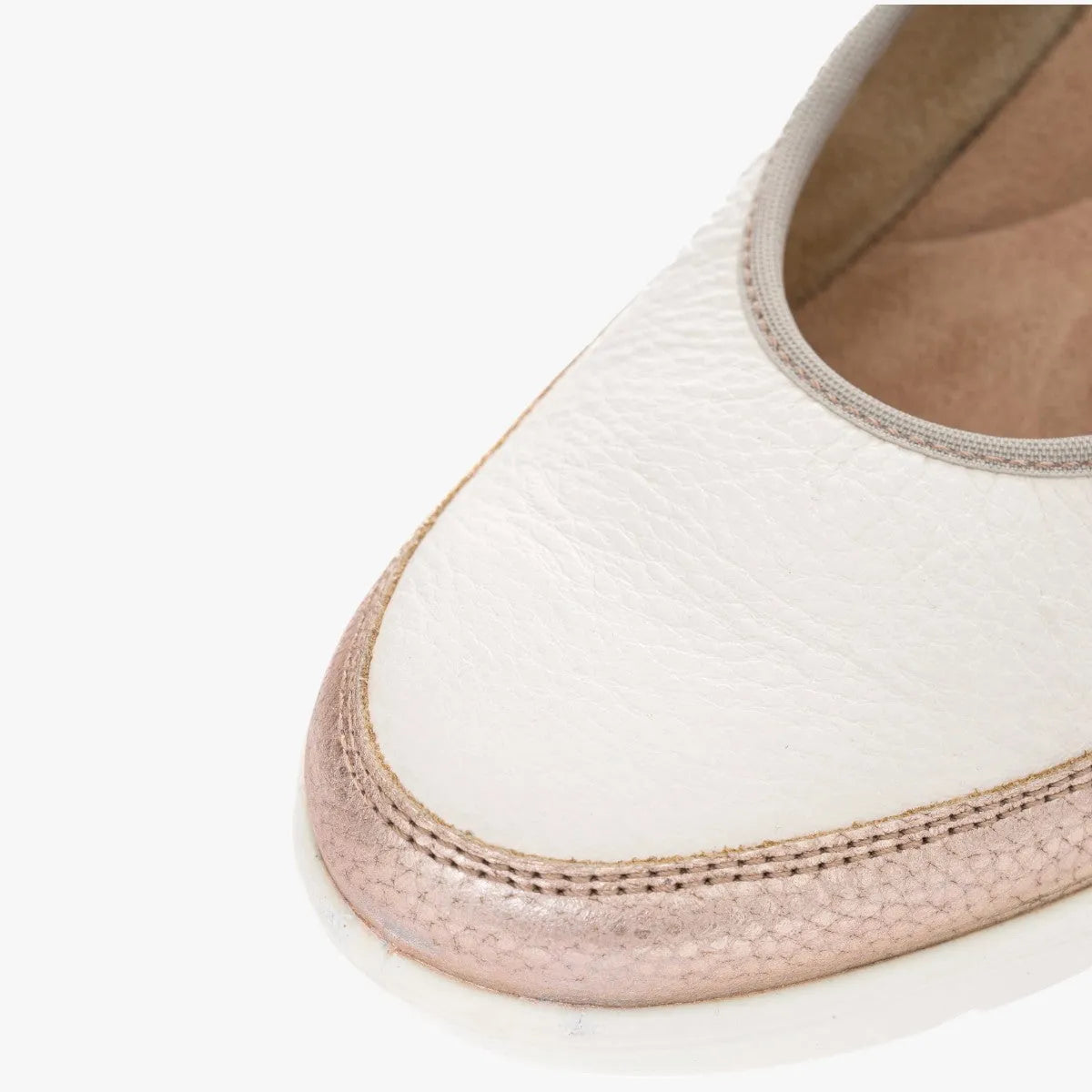 Ara Zürich Cream Court Shoes with Wedge Sole - Leavys Shoes