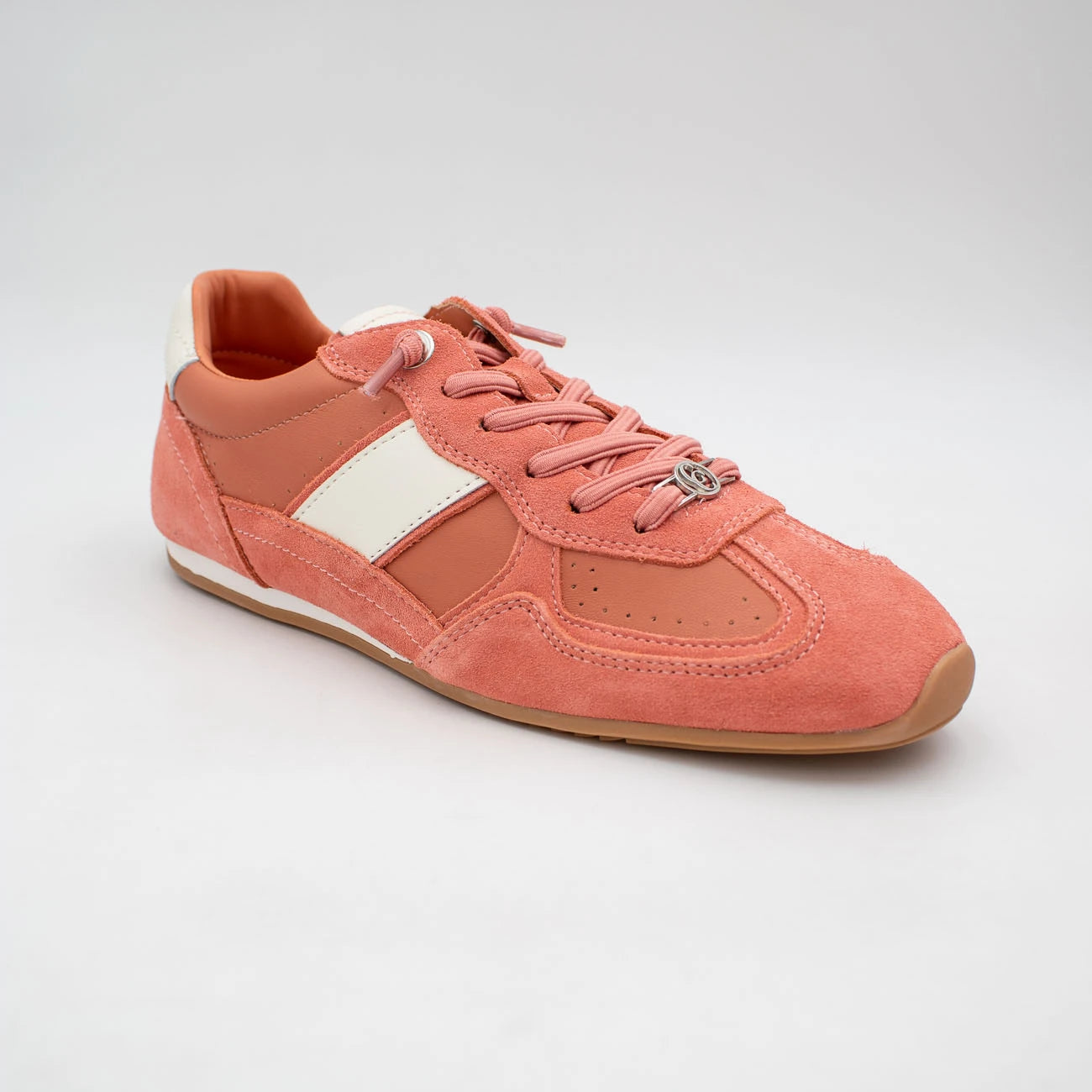 Carmela Coral Trainer (Leather) – 163108