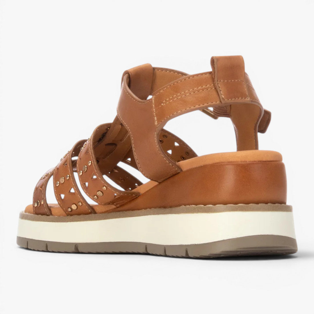 Carmela Camel Sandal (Platform Sole) – 163252