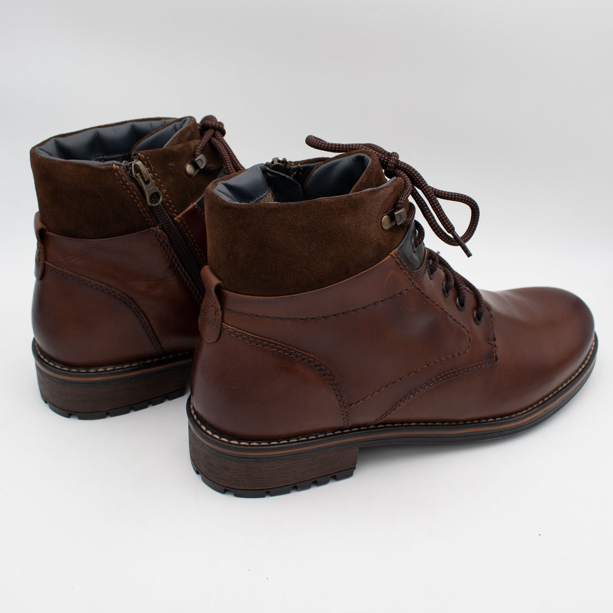 Dubarry Sack Mens Leather Ankle Boots Brown