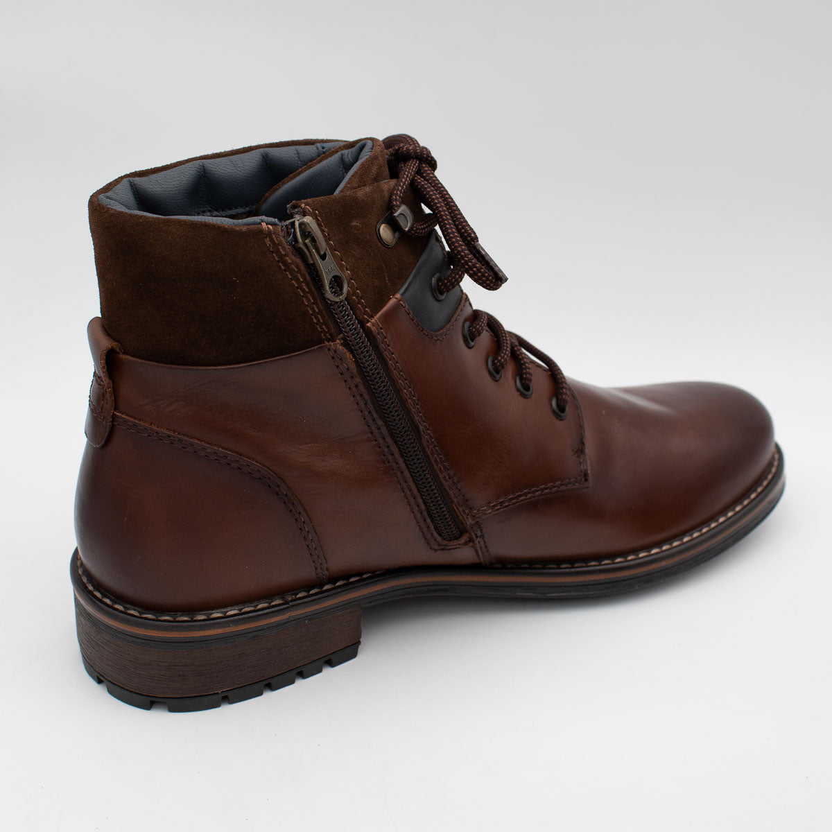 Dubarry Sack Mens Leather Ankle Boots Brown