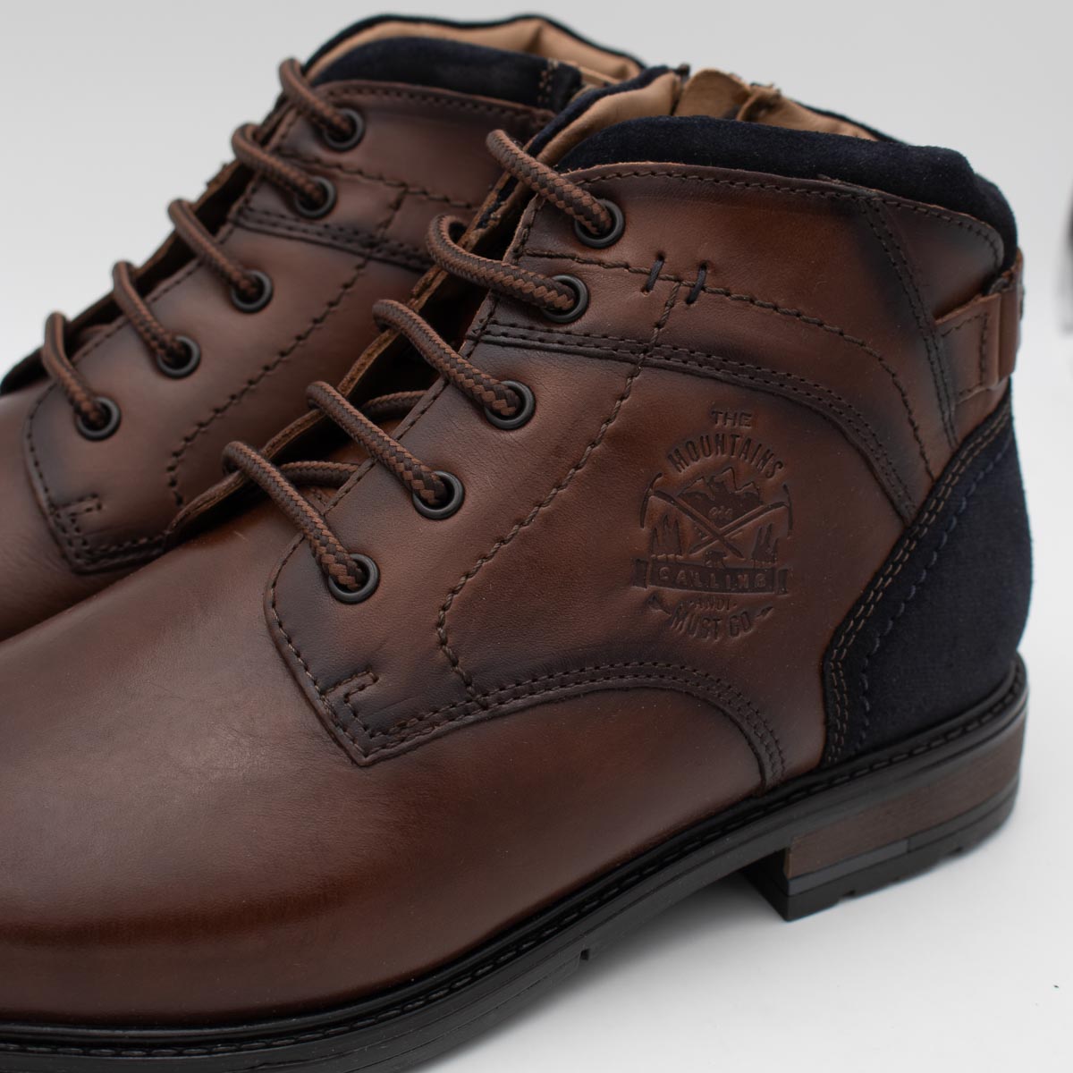 Dubarry Saint Brown Leather Ankle Boots